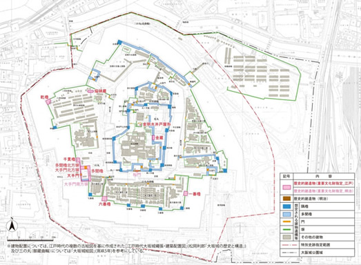 徳川期の建物配置図