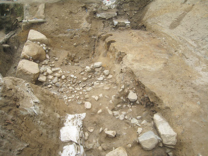 特別史跡大坂城跡の発掘調査現場を一般公開
