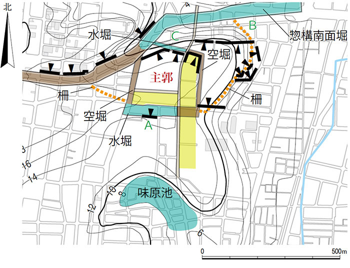 図８．真田丸の復元案