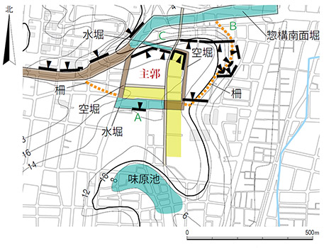 図６．真田丸復元案