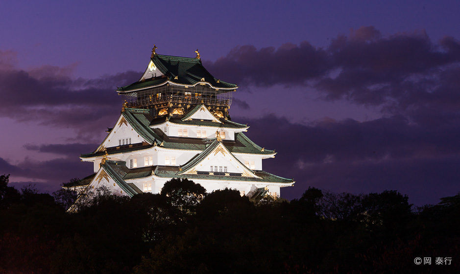 写真２．フル点灯のライトアップ風景